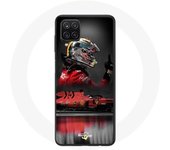 Coque Samsung Galaxy A12 Formule 1 Sebastian Vettel Pilote automobile F1 Rouge