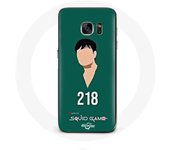 Coque pour Samsung Galaxy S6 edge Squid Game Cho Sang woo numéro 218