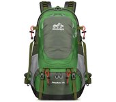 Mochilas de camping de 50 litros, impermeables, para senderismo, con múltiples bolsillos, para montañismo, de gran capacidad, para deportes y trekking.