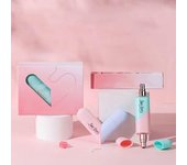 Heart Shaped 2 in 1 Perfume Atomizer Refillable Travel Fragrance Container  Men Red&Rose Red