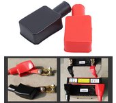 Cubiertas de terminales positivos negativos de batería, Protector aislante para barco, baterías, accesorios para coche