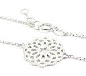 Les Trésors De Lily [I4019] - Bracelet Argent 'Chorégraphie' argenté (rhodié) - 15 mm plata