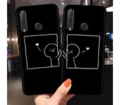 Funda con diseño de cerdo y gato para Huawei Honor 10, 20 Lite, 10i, 8X, 8C, 9X, Mate 20, 30 Lite Pro, funda King Queen para parejas Honor 10