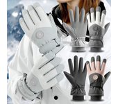 Guantes de esquí, guantes de invierno para mujer y hombre, guantes de snowboard, guantes para pantalla táctil, guantes para moto de nieve, guantes térmicos impermeables para nieve. E