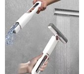 Mini fregona de escritorio, fregonas plegables portátiles, esponja de limpieza de vidrio, suministros de limpieza de coche para cocina y hogar 1* mop +1*sponges blanco