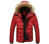 Chaqueta de algodón de invierno para hombre, chaqueta de algodón informal con capucha de talla grande para hombre, además de engrosamiento de terciopelo M