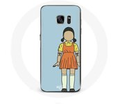 Coque pour Samsung Galaxy S6 Edge Squid game la poupée géante de jeu