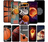 Funda para teléfono con número de canasta de baloncesto para Realme GT Neo 2 3 3T para Realme 10 9 8 5G 7 6 GT2 Pro Plus 9i 8i C21 C11 C25 C35 Realme 6 Pro
