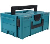 Caja de herramientas portátil con bandeja, organizador de plástico para almacenamiento de herramientas con asa para el hogar y el garaje.