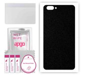 apgo Protective Skin Sticker for the back compatible with Cubot Rainbow 2, Wrap Film, Foil, Vinyl - Pattern Matte Black