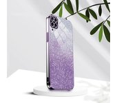 Funda de lujo con purpurina degradada para Samsung Galaxy A12, A22, 4G, A22S, 5G, funda trasera de silicona para mujer, envío gratuito Galaxy A12 (4G 5G) azul