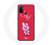 Coque pour Oppo A53 BTS Bangtan Garçons BT21 Cooky Fond Rouge