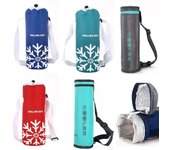 Funda térmica portátil impermeable para botellas, bolsas refrigeradoras, plegables, para deportes al aire libre, viajes, calentador de botellas de agua con aislamiento