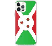 Funda iPhone - Drapeau Burundi - iPhone 12 Pro Max - Souple - Multicolore - Verticale