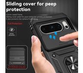 Funda para Google Pixel 8 Pro, funda para Google Pixel 8 Pro, funda deslizante con soporte magnético para lente, parachoques para Pixe 8, 7 Pro, 7A, 6A For Pixel 8 Pro