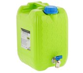 Water container with metal short valve with thread, 10 L 1