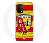 Coque pour Oppo A74 5G rcl lens original jaune et rouge
