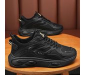 Zapatos de protección laboral Zapatos de verano para hombre Zapatos transpirables Zapatos de tendencia para hombre Zapatos deportivos antideslizantes de suela gruesa con combinación de todo Zapatos casuales para papá 39