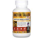 NuBest, Doctor Taller, niños de 2 a 9 años, sabor uva, 60 comprimidos masticables