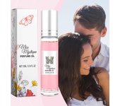 Perfume Rolling Rose, botella pequeña portátil, perfume con amuleto, hormonas de feromonas, 10 ml One Size color rosa