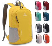 Mochila de ciclismo impermeable para exteriores de 15L, mochila ligera plegable para bicicleta, mochila de viaje, mochila de ciclismo negro