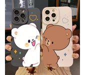 Funda de silicona con diseño de oso de dibujos animados para Xiaomi Redmi Note 14, 13, 12, 11 Pro Plus 5G, 12S, 11S, 10S, 13C, 13, 12 y 4G. Redmi Note 11 Or 11S