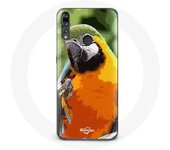 Coque pour Huawei p30 lite Aras Perroquet Orange vert