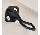 Gancho de pared de metal resistente para guardar bicicletas negro