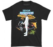 Iron Maiden - Camiseta unisex para adulto con estampado de Vice Is Nice en la espalda M negro