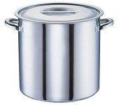 Olla electromagnética de molibdeno Oya Seisakusho de 24 cm con escala. Fondo de acero inoxidable. Grosor: Japón AZV6524. (18% cromo, 1,5% molibdeno) 2.0mm