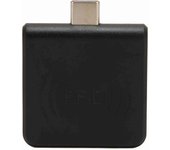 Lector de tarjetas RFID para teléfono móvil, interfaz tipo C, 125 Khz, portátil, color negro negro