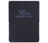 Para tarjetas de memoria PS2 Tarjetas de expansión de memoria compatibles con Sony Playstation 2 PS2 Tarjeta de memoria negra, 16 MB