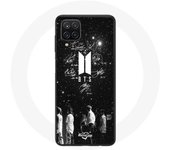 Funda - Maniacase - Samsung Galaxy A22 4G - Suave - Negra - Miembros de BTS Signature
