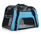 Bolsa de transporte para disfraz de perro y gato azul
