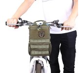Bolsa para teléfono móvil con manillar de tubo de cabeza de bicicleta para ciclismo, bolso para patinete eléctrico, bolso de hombro