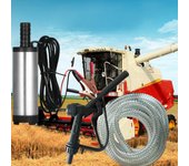 Bomba sumergible DC 12V/24V para bombear agua y aceite diésel, bomba de transferencia de combustible diésel y aceite de agua de 38mm 24V