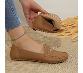 Mocasines planos de malla de color liso para mujer, zapatos bajos para mujer, bailarinas de punto con suela suave, zapatillas informales sin cordones para mujer 36