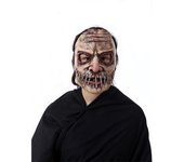 Máscara de calavera de látex con forma de boca grande y uñas espeluznantes, disfraz de demonio malvado para Halloween, casco, accesorios de terror para fiesta de carnaval