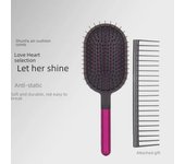 Peine Dyson Airbag Cushion Comb - Plato grande para cabello largo, dientes anchos, set de masaje para el hogar para hombres y mujeres