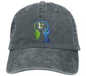 Una pequeña gorra de béisbol ligera, sombreros unisex, visera de protección para mujer, gorras de juego de rompecabezas Pikmin Olimar One Size