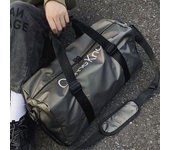 Bolso impermeable con carrito, bolso de mano, carga de ropa, bolso de gimnasio, mochilas deportivas secas y húmedas 49*24*24cm azul