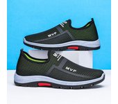 Zapatos casuales de malla para hombre, zapatillas ligeras de verano para caminar al aire libre, mocasines transpirables sin cordones para hombre, zapatillas para hombre 45 39