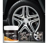 Cera para neumáticos de coche, 100 g, abrillantador de cera para neumáticos, cera protectora para mantenimiento de ruedas, cera impermeable para neumáticos, abrillantador de cera para neumáticos de larga duración para restaurar CHINA