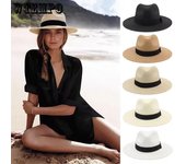 WTEMPO 1PC Sombrero de Sol Cuadrado Pequeño de Color Sólido para Mujer Sombrero de Protección Solar para Playa con Ala Grande Sombrero de Cubo Casual Diario para Pareja 58cm beige