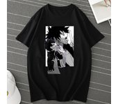 Camiseta de Anime My Hero Academia para hombre y mujer, divertidas camisetas gráficas, camiseta unisex de Anime Dabi de Harajuku, camiseta para hombre 4XL negro
