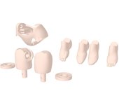 Dispositivo KOTOBUKIYA Megami 02 Conjunto de fondos Color de piel C Longitud total 20 mm Modelo de plástico a escala KP598 MSG Aprox.. 1/1