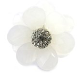 Les Trésors De Lily [M7813] - Anillo 'Mineralia' blanco blanco
