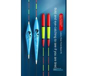 Flotadores indicadores Bobbers Llamativa cola triangular Light Stick Flotadores pesca JC-07