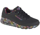 Skechers Uno-Loving Love, Zapatillas negras Mujer 35,5 negro