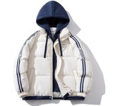 Chaquetas de invierno para mujer, prendas de abrigo, moda, holgadas, gruesas, cálidas, cortas, parkas M negro